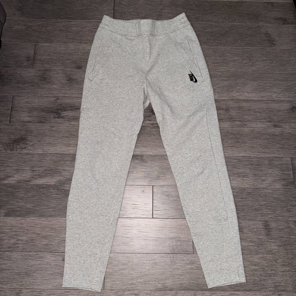 Nike Lab Tokyo Exclusive Women’s Light Gray Sweatpants with Black Nike Logo